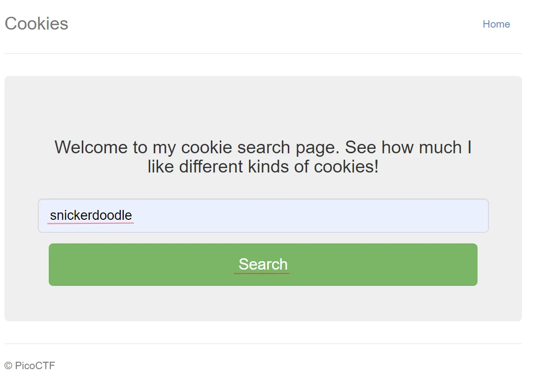 picoCTF: Cookies(Web) 이미지 3