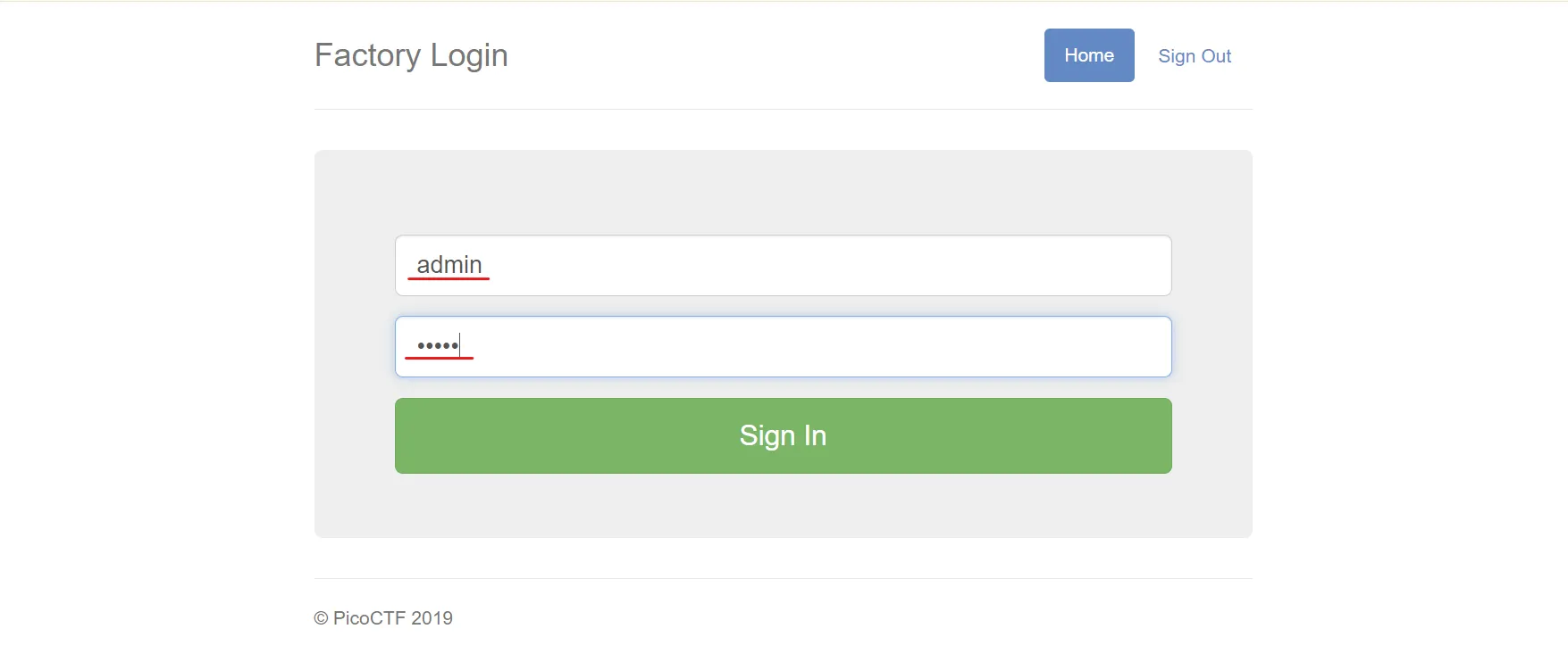 picoCTF: logon(Web) 이미지 3