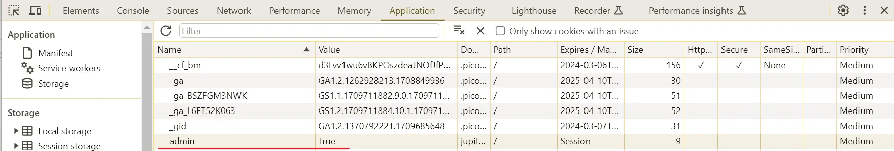 picoCTF: logon(Web) 이미지 5